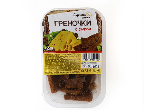 Сурские гренки со вкусом Сыра (100 гр) в Копейске