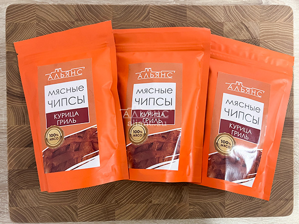 Мясо (АЛЬЯНС) вяленое курица "Гриль" 50 гр. в Копейске
