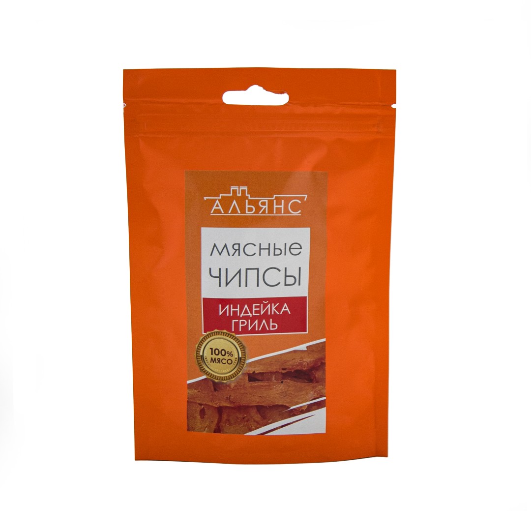 Мясо (АЛЬЯНС) вяленое индейка "Гриль" 50 гр. в Копейске