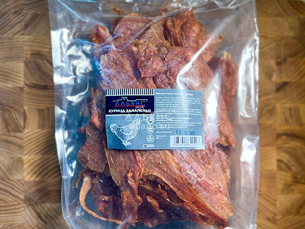 Мясо (АЛЬЯНС) вяленое курица 500гр "С халапеньо" в Копейске