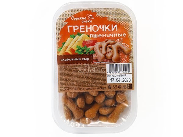 Сурские (ПШЕНИЧНЫЕ) Сливочный сыр (100 гр) в Копейске