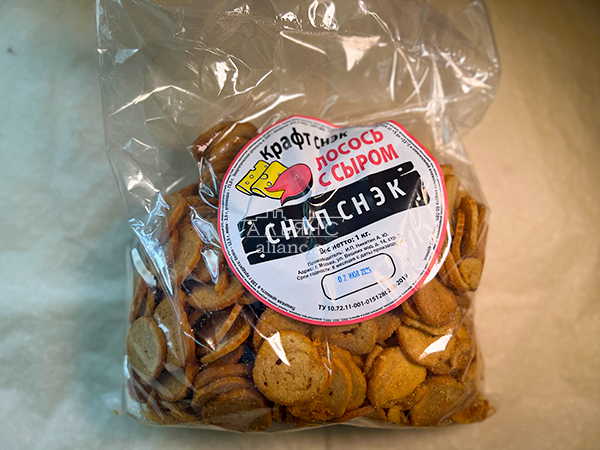 Снапсы ПШЕНИЧНЫЕ "Лосось с сыром" в Копейске