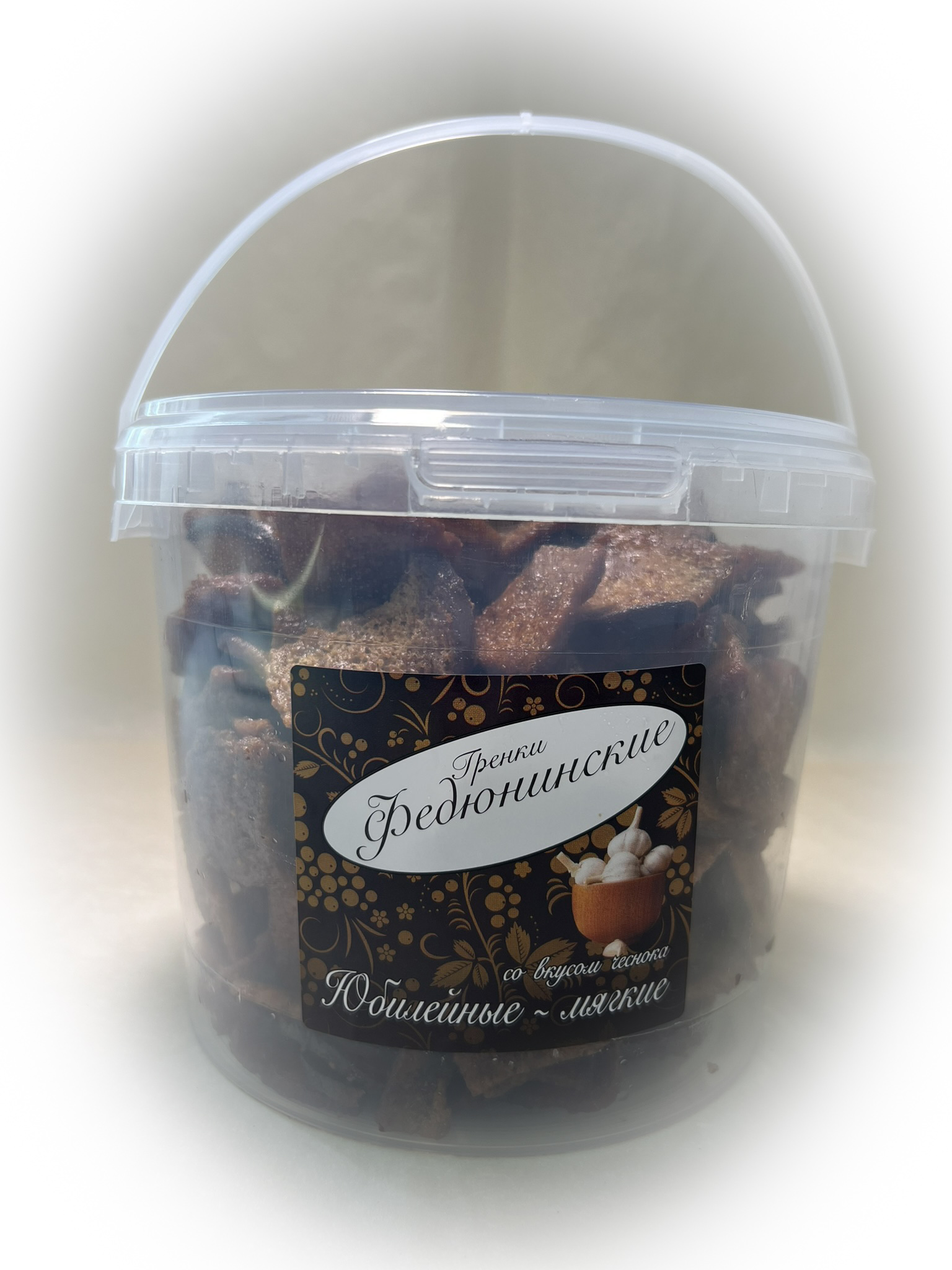 Гренки "ФЕДЮНИНСКИЕ" "Чеснок" (ведро 900 гр.) в Копейске