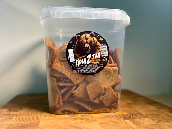 Ведро Ржаные гренки со вкусом Крылышки Барбекю (1 кг) в Копейске