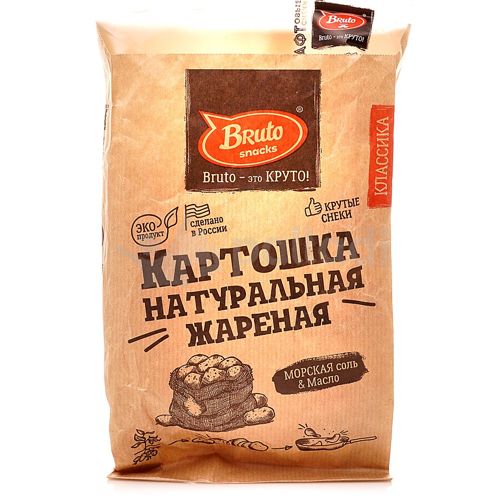 Картофель «Бруто» с солью 70 гр. в Копейске