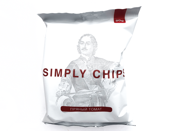 Картофельные чипсы "Simple chips" Пряный томат 80 гр. в Копейске